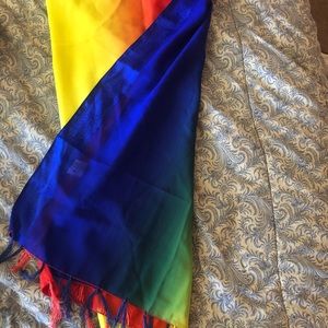Rainbow scarf